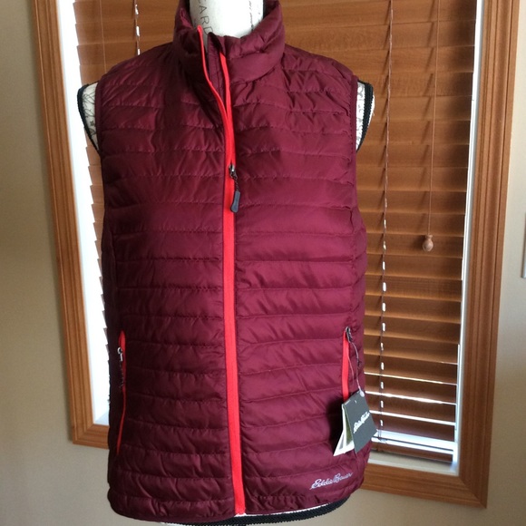 Nwt Womens Eb Microlight Down Vest Dk 